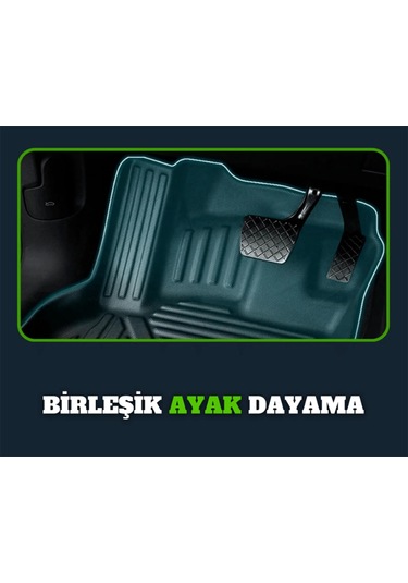 Chevrolet Cruze 2008-2016 4d Premium Havuzlu Paspas-kaydırmaz Taban