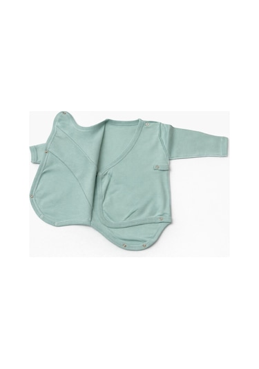 Kardeşler Baby 3'lü Kendinden Eldivenli Çıtçıtlı Body Sarı Mint