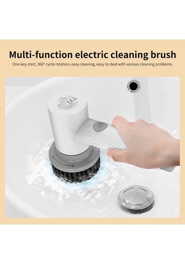 Createtech Xl-ddqjs01 Xiaoda Tipi Temizleme Su Springsun Kablosuz Geçirmez Fırçası Elektrikli El Rk