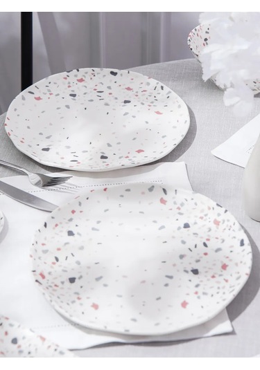 Magistro 2 Kişilik Tabak Takımı D 27 Cm Yemek Tabağı 242991425 Beyaz