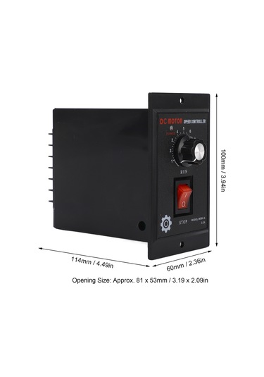 Aubyhe 90v Dc Çıkışlı 220v Ac Girişli Dc Motor Hız Kontrolörü - Yüksek Doğruluklu, Dönüş Yönü Değiştirilebilir, Kolay Kurulum