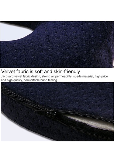 Sones Yavaş Esneklik Hafızalı Köpük Ofis Kalça Pedi Hemoroid Ameliyatı Sonrası Yastık Tibet Mavisi