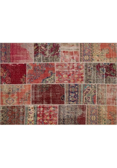 Patchwork Eskitme El Dokuma Halı