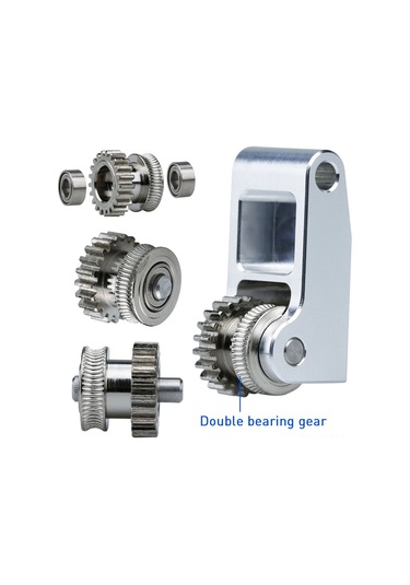 Qingmipy Bambu X1c/p1p İçin Dlc Sert Çelik Dişli, Pom Ve Alüminyum Extruder Gear Seti - 1.75mm Filament Desteği Pet-cf, Paht-cf, Pla, Petg, Abs Diğer