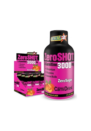 Zeroshot 3000 Mg Karnitin 12 X 60 Ml Şeftali