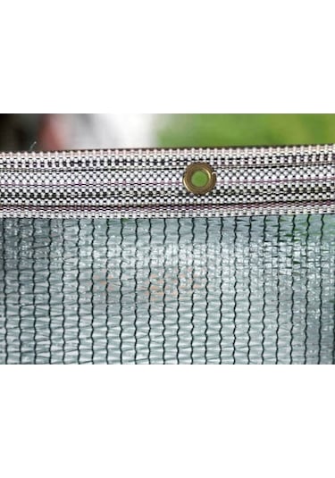 Morilu Balkon Gölgeliği - 55'lik Yeşil File - Şeritli Halkalı - Otopark Gölgelik - Araba Gölgeliği