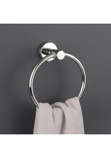 Suofeng Banyo Tuvalet Kağıt Tutucu, Havlu Asma Kolu Ve Halka Seti - 304 Çelik, Siyah, Dayanıklı, Kullanıma Kolay, Otel Ve Ev Kullanıma Uygun Diğer