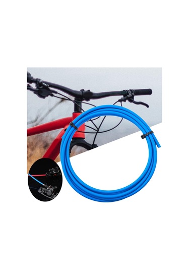 Dolıty Mtb Bisiklet Hidrolik Disk Fren Hortumu Yol Mavi-3m-5mm Mavi