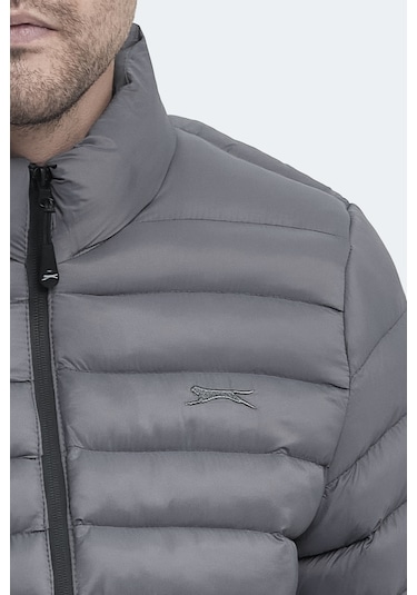 Slazenger Hayden In Erkek Şişme Koyu Gri Mont & Kaban Koyu Gri