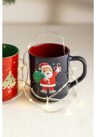 Santa Party 2'li Kupa Seti 250 Cc Renkli