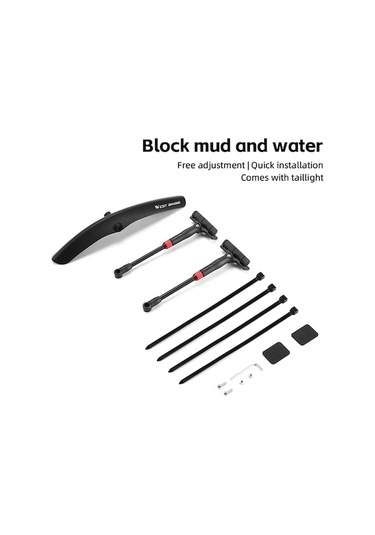 Pazly Yol Bisikleti 700c Çamurluk Seti - Hızlı Çıkarmalı Ön Çamurluk Hafif Mudguard, Küçük Boyutlu