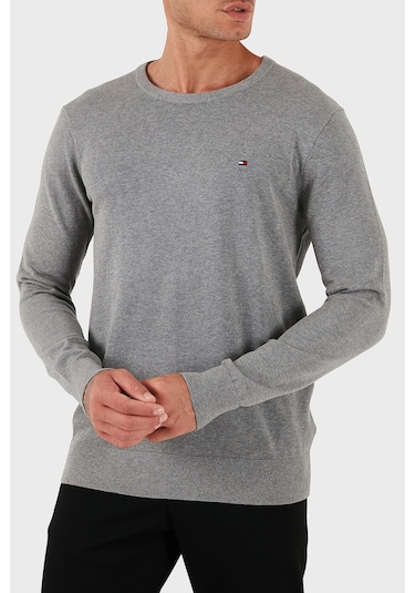 Tommy Hilfiger Erkek Kazak Mw0mw14748 P91 Gri Gri Tommy Hilfiger Erkek Kazak Mw0mw14748 P91 Gri Gri