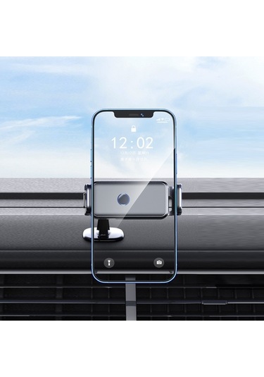 Sones Araç Hava Çıkışı Akıllı Navigasyon Elektrikli Cep Telefonu Tutucu, Renk: 660 Gri