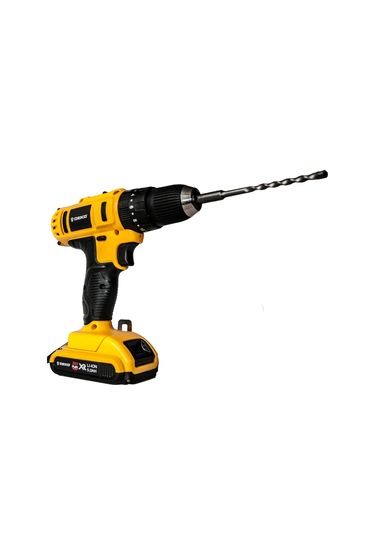 Deko 24V 5 Ah Li-ion Çift Akülü Darbeli Vidalama Sarı + Parça Setli