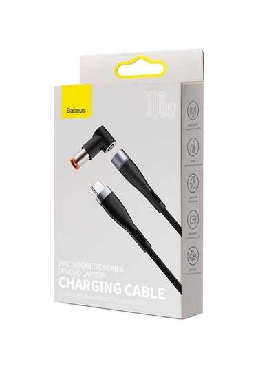 Baseus Zinc Manyetik Type-C To Dc Round (7.9X5.5Mm) Lenovo Uyumlu Lapto