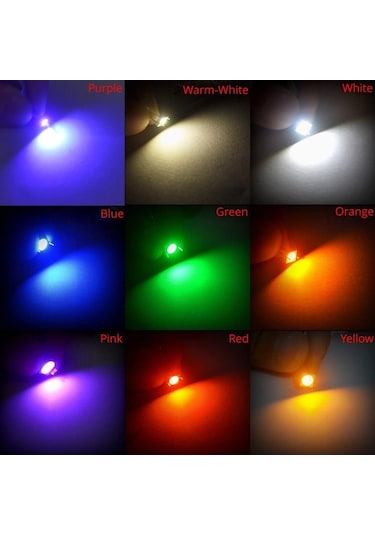 1000 Adet Beyaz Kırmızı Yeşil Mavi Sarı Pembe Uv Güç Üst 3528 1210 Smd Smt Cips Dıy Led Diyot Işık Dekorasyonu Lamba Süper Parlak Pembe