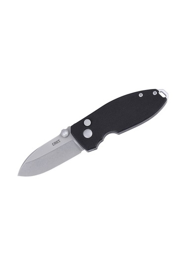 Crkt Squid Xm Button Lock G10 Black Kamp Çakı Siyah