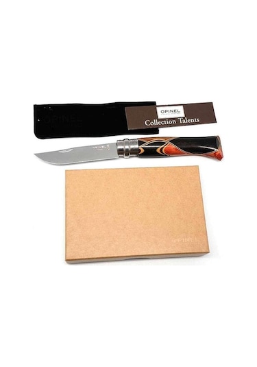 Opinel İnox Tradition Ahşap 6 No Kamp Çakı Kahverengi