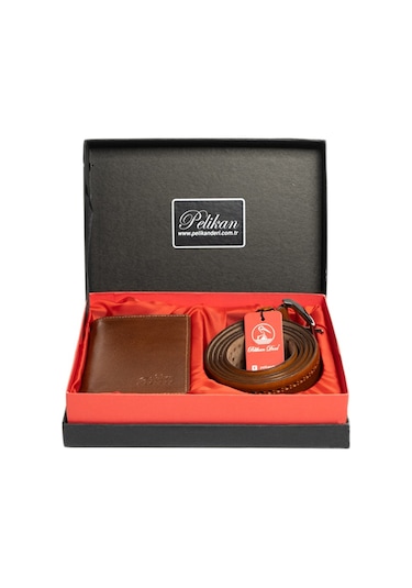 Pelikan Deri Erkek %100 Hakiki Cüzdan&Kemer Seti (474417297)