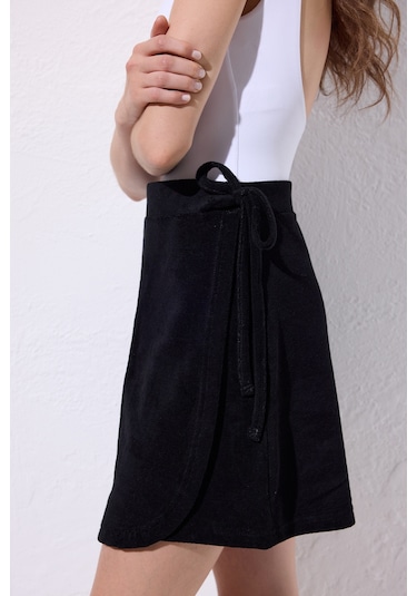 Havlu Pareo Etek Siyah Siyah