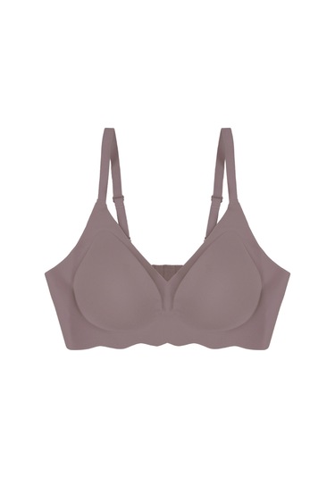 Balensiz Lazer Dikişsiz Görünmez Çıkarılabilir Pedli Sütyen Toprak