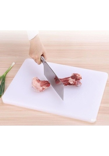 Fastbuy Kare Çift Taraflı İşlevli Meyve Kesme Tahtası, 27x35x2cm, Kaymaz, Dayanıklı, Mekan Saati, Ev Yemekleri İçin Diğer