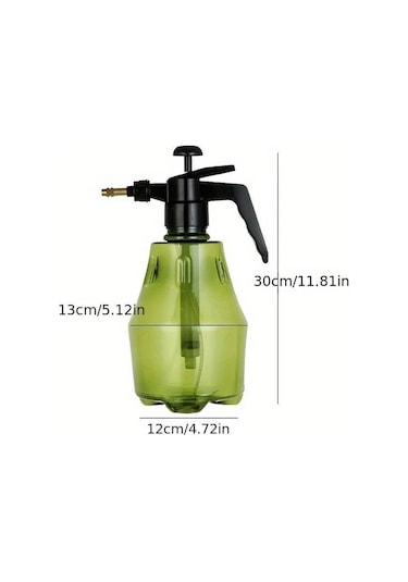 Tcherchı Bahçe Plastik Hava Basınçlı Sulama Sprey Şişesi Yeşil