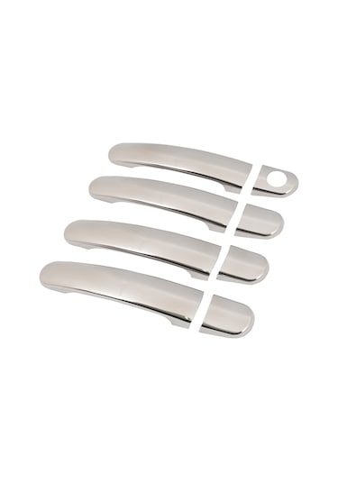 Volkswagen Polo Uyumlu 2005-2009  Krom Kapı Kolu 4 Kapı Paslanmaz Çelik