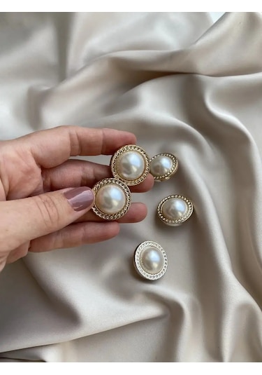 Siberiana 25 Mm İlik Düğmeli İnciler 160972333