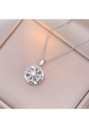 Bayan Kolye: Moda Estetiği Titanyum Çelik Kolye No.251 Çok REnkli