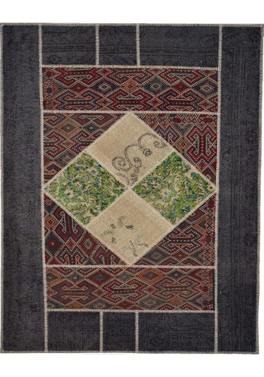 Patchwork El Dokuma Anadolu Halısı – Spring (424888404)