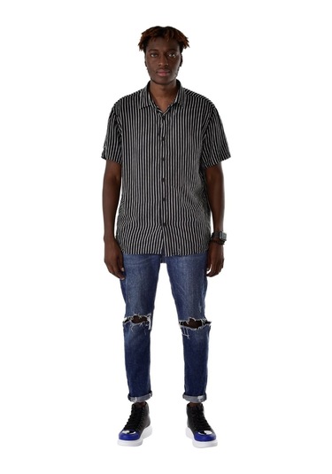 Ch258 Gbt Roma Colourful Erkek Bot Sıyah/sax Mavı 001