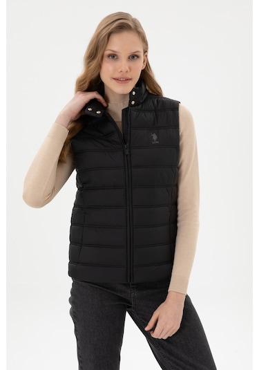 U.s. Polo Assn. Kadın Siyah Yelek Dokuma 50311989-vr046 Siyah