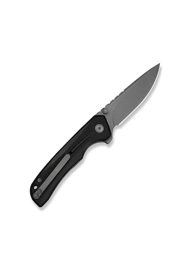 Civivi Tarask Black G10 Handle Gray Stonewashed Nitro-v Blade Kamp Çakı Siyah