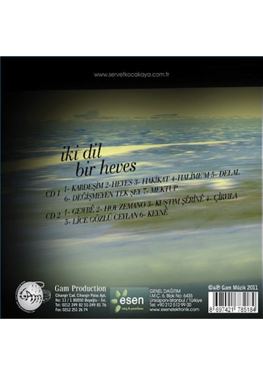 Servet Kocakaya - İki Dil Bir Heves (Cd)