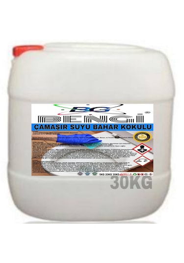 Çamaşır Suyu Bahar Kokulu 30 Kg Tekli