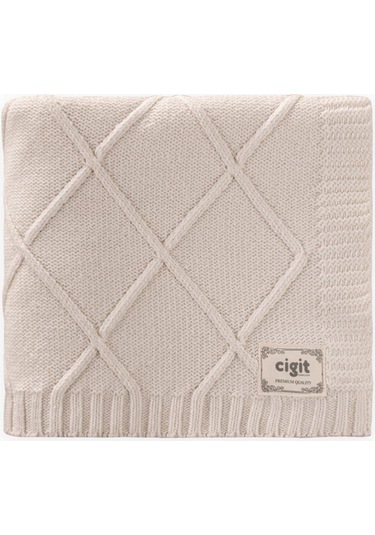 Triko Battaniye 80x100 CM Naturel