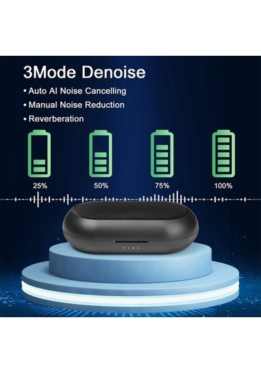 Wondernest Kablosuz Yaka Gürültü Azaltma Mikrofonu Usb-c' Ve Şarj Kutusu