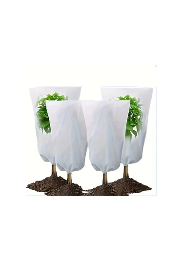 Fochsia L Sku 2 Adet Yeniden Kullanılabilir Don Örtüsü Bitki Koruma Torbası Soğuk Hava Ve Zararlılardan Koruma