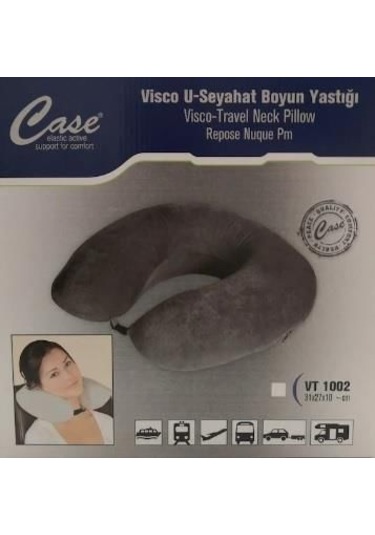 Case VT1002 Visko Seyahat Boyun Yastığı Ortopedik Visko Boyun için