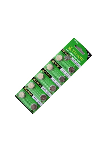 Tianqiu AG10 LR1130 389A Alkalin Düğme Pil 10'lu