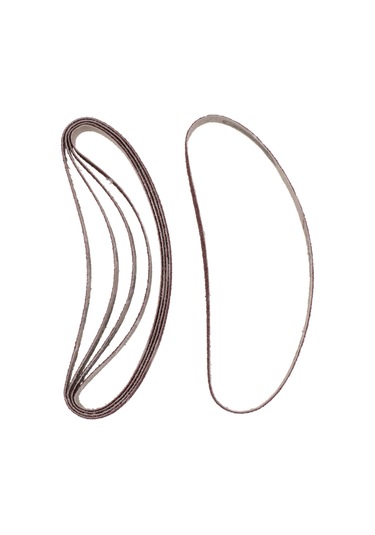 Suntek 10 Parça Çeşitli Taşlama Metal Zımpara Kemer Seti 80