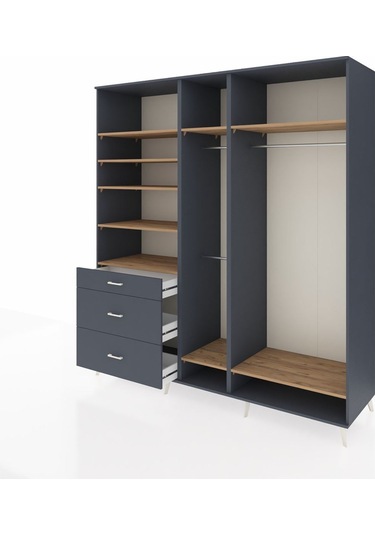 Kronos Dolap 9 Raflı 3 Çekmeceli 3 Askılı 220x59x243 Antrasit-çam/antrasit Atlas Çam/antrasıt Kronos Dolap 9 Raflı 3 Çekmeceli 3 Askılı 220x59x243 Antrasit-çam/antrasit Atlas Çam/antrasıt