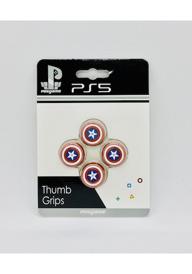 Ps5 Ps4 Xbox Analog Koruyucu Captan Amerika Desenli