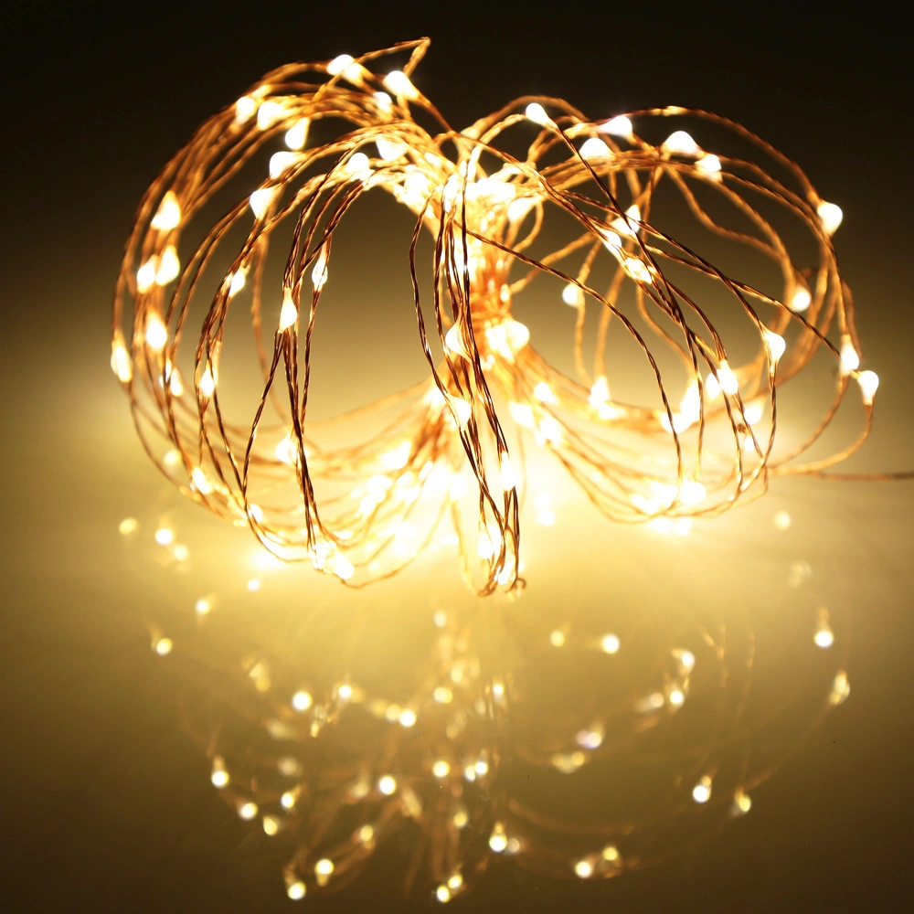 Youtek Usb Beslemeli Esnek Bakır Tel Led Işık Zinciri - 2 Metre 20 Led Islak Beyaz Işık, Dıy Dekorasyon, Taşınabilir Ev/parti Aydınlatması Çok Renkli