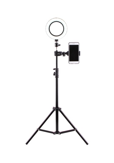 Lemestar 1600mm Çift Fonksiyonlu Telefon Ve Kamera Tripodu - 360 Döner Kafa, Kaymazsız Telefon Tutucu, Taşınabilir Depolama Çantası İle Aluminium Ally