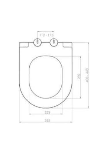 NKP  FORTE YAVAŞ KAPANIR KLOZET KAPAĞI