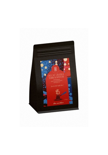 Mim And More Decaf Damla Sakızlı Türk Kahvesi Damla Sakız Aromalı Kafeinsiz Türk Kahvesi 200 G