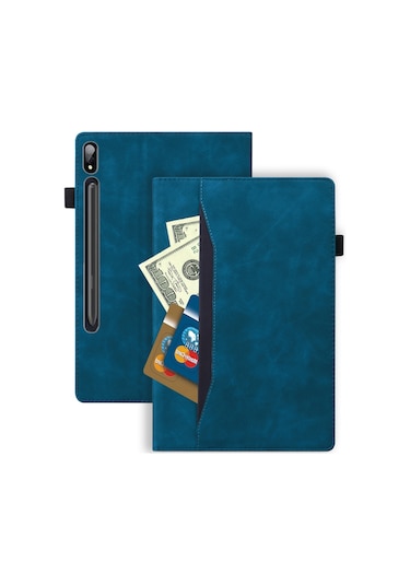 Butu Darbeye Dayanıklı Cüzdan Tasarımı İş Tarzı Pu Deri Flip Tablet Kılıfı Lenovo Uyumlu Tab P12 Pro Kılıf 12.6''