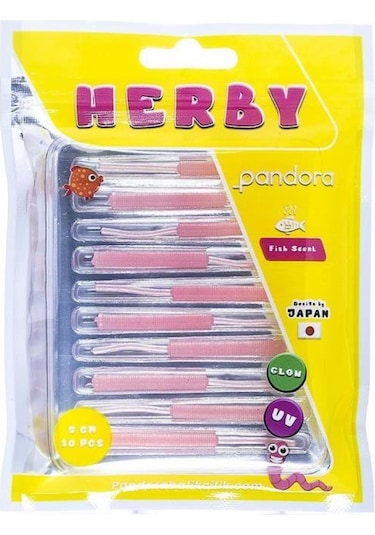 Pandora Herby Worm 5cm  Lrf Silikon Yem